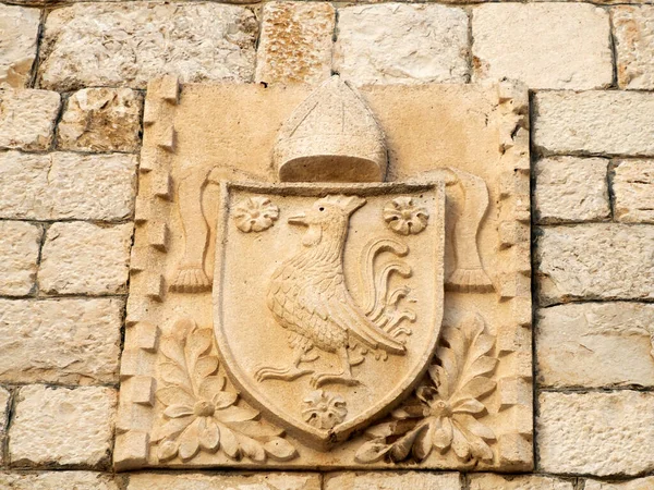 Loggia Trogir Ville Médiévale Dalmatie Croatie Patrimoine Mondial Unesco Vieille — Photo
