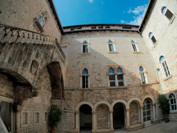 Logia Trogir Ciudad Medieval Dalmacia Croacia Patrimonio Humanidad Unesco Ciudad — Foto de Stock