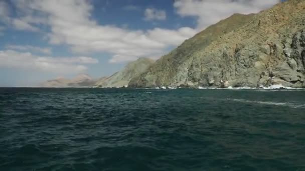 Oceano Pacífico Costa Baja Califórnia Sur Magdalena Baía — Vídeo de Stock