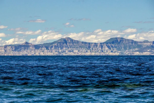 Baja California 'dan Meksika kıyıları Cortez Denizi olağanüstü açık bir günde