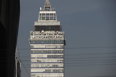 Meksika Ciudad de Mexico 'daki Torre Latinoamericana Kulesi.