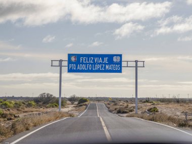 Adolfo lopez mateos uzak bir köy, Baja California, Meksika