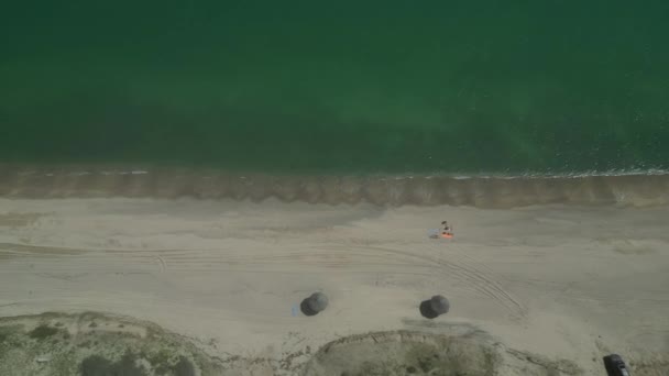 Sargento Beach Ventana Baja California Sur Mexico Aerial View Panorama — Stok Video