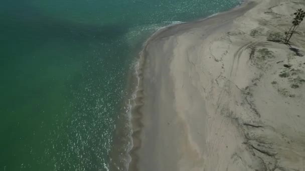 Sargento Strand Ventana Baja California Sur Mexico Luchtfoto Panorama — Stockvideo