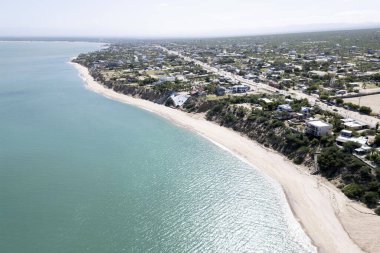 El Sargento plajı la ventana baja California sur xico hava manzaralı manzara