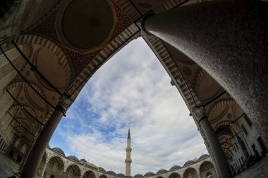 İstanbul, Türkiye 'deki Sultanahmet Mavi Camii