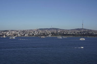 Topkapı Sarayı 'ndan Marmara deniz manzaralı İstanbul hindisi.