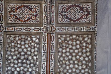 Topkapı Sarayı, İstanbul, Türkiye ve Antik Osmanlı konutlarının dekorasyonunun ayrıntıları