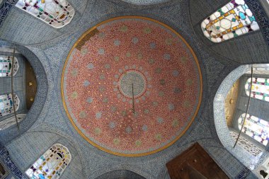 İSTANBUL, TURKEY - 5 Ocak 2024: Topkapı Sarayı İstanbul, Türkiye, Antik Osmanlı konutu