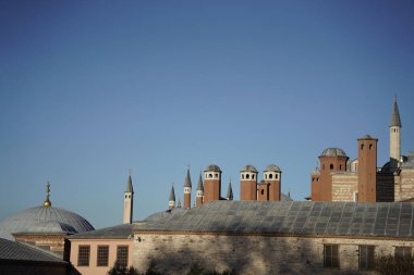 Topkapı Sarayı İstanbul, Türkiye, Antik Osmanlı malikanesinin dış görünümü