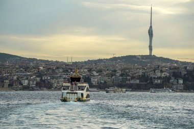 İstanbul 'dan yeni haberleşme kulesi manzaralı Türkiye, Boğaz gezisi