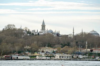 İstanbul 'dan Topkapı Sarayı manzaralı Türkiye, İstanbul gezisi