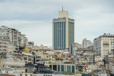 İstanbul 'dan Galata Beyoğlu manzaralı Türkiye, İstanbul gezisi