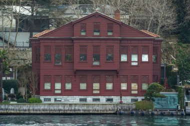 İstanbul 'dan Boyacikoy köyü manzaralı Türkiye, Boğaz gezisi