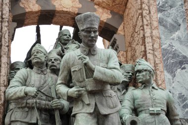 Taksim Meydanı Cumhuriyet Anıtı İstanbul Türkiye