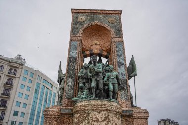 Taksim Meydanı Cumhuriyet Anıtı İstanbul Türkiye