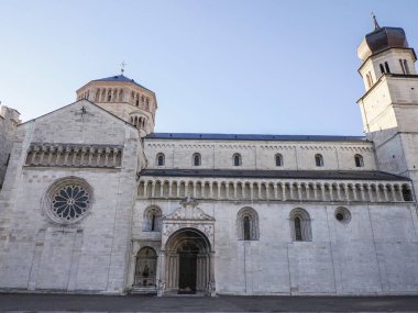 San Vigilio Dome Gotik tarzının Ortaçağ Katedrali, Trento, İtalya