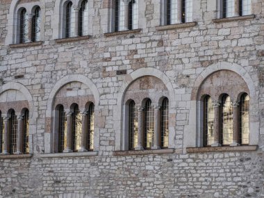 San Vigilio Dome Gotik tarzının Ortaçağ Katedrali, Trento, İtalya