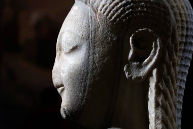 İSTANBUL, TURKEY - 7 Ocak 2024 - İstanbul Arkeoloji Müzesi.