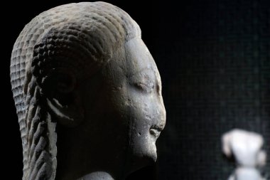 İSTANBUL, TURKEY - 7 Ocak 2024 - İstanbul Arkeoloji Müzesi.