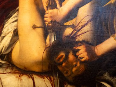 FLORENCE, İtalya - 24 Mart 2024 - Uffizi Galerisi dünyanın en önemli müzelerinden biri