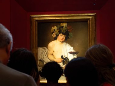 FLORENCE, İtalya - 24 Mart 2024 - Uffizi Galerisi dünyanın en önemli müzelerinden biri