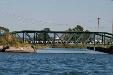 Aveiro gölü Ria de Aveiro Portekiz 'in Atlantik kıyısında yer alır..