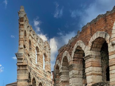 Arena di Verona - Dünya Mirası, I-III yüzyıl - Roma amfitiyatrosu - mimarinin ayrıntıları