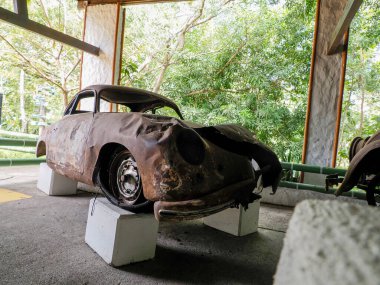 DORADAL, COLOMBIA - JULY 07 2024 - Hacienda napoles, known property of pablo escobar, now memorial museum of victims clipart