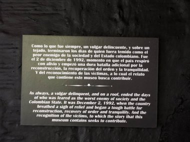 DORADAL, COLOMBIA - 07 Temmuz 2024 - Hacienda Napoles, Pablo Escobar 'ın bilinen malı, şimdi kurbanların anısına müze