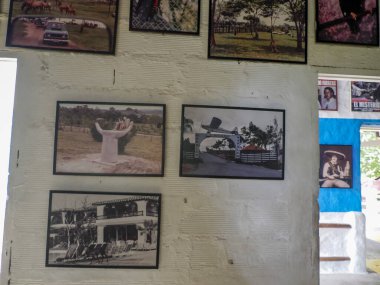 DORADAL, COLOMBIA - 07 Temmuz 2024 - Hacienda Napoles, Pablo Escobar 'ın bilinen malı, şimdi kurbanların anısına müze
