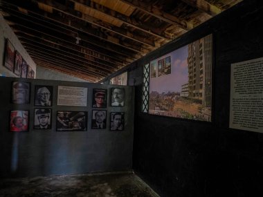 DORADAL, COLOMBIA - 07 Temmuz 2024 - Hacienda Napoles, Pablo Escobar 'ın bilinen malı, şimdi kurbanların anısına müze