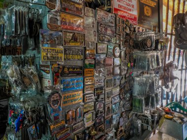 DORADAL, COLOMBIA - 08 Temmuz 2024 La Tienda de Pablo, Escobar Turizm Müzesi