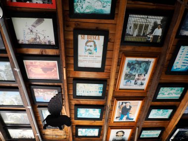 DORADAL, COLOMBIA - 08 Temmuz 2024 La Tienda de Pablo, Escobar Turizm Müzesi