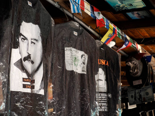 DORADAL, COLOMBIA - 08 июля 2024 года La Tienda de Pablo, музей туристического магазина Escobar