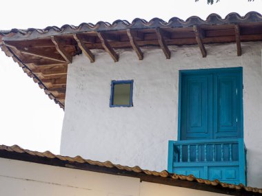 Doradal Kolombiya Santorini Pictoresque Köyü Beyaz ve Mavi Ev Kolombiya 'da Yunan tarzı