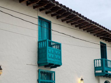 Doradal Kolombiya Santorini Pictoresque Köyü Beyaz ve Mavi Ev Kolombiya 'da Yunan tarzı