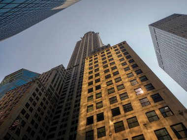 Ünlü New York Manhattan gökdelenleri bina detayları
