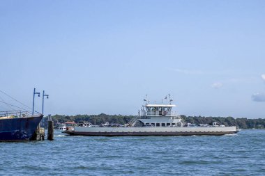 Greenport 'u Long Island New York' a bağlayan feribot.