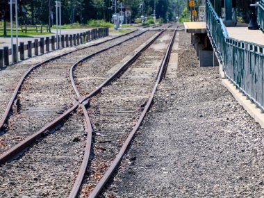 Greenport tren istasyonu Long Island New York Panorama detayı