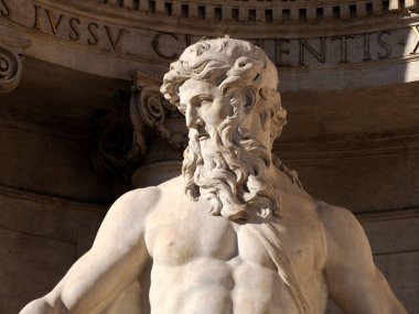 trevi Fountain restorasyon detayları altında