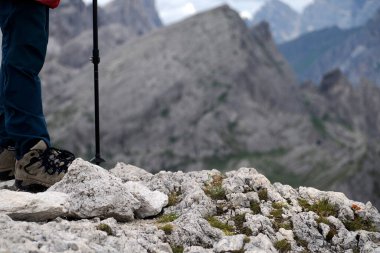 Dolomitler, İtalya 'da Birinci Dünya Savaşı' nda yürüyüş yapan bir Yürüyüşçü.