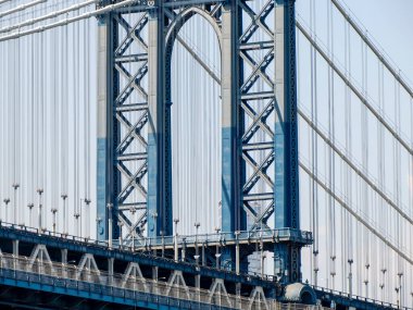 Manhattan gelini New York Manhattan manzaralı East River tekne gezisinden