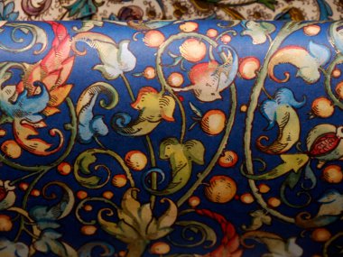 Ortaçağ kağıt kumaş dokusu arka plan detayı