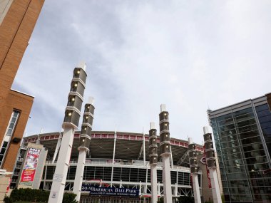 CINCINNATI, ABD - SEPTEMBER 4 2024 - Kızıllar Beyzbol Ligi Birinci Ligi Stadyumu