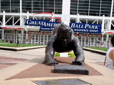 CINCINNATI, ABD - SEPTEMBER 4 2024 - Kızıllar Beyzbol Ligi Birinci Ligi Stadyumu