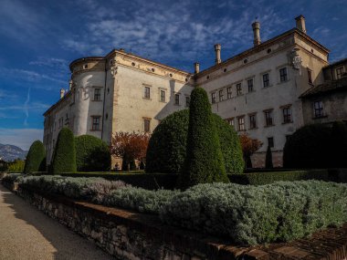 Buonconsiglio Kalesi Trento Ortaçağ şehir detayı