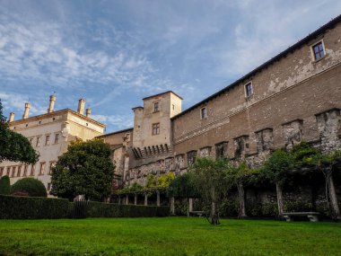 Buonconsiglio Kalesi Trento Ortaçağ şehir detayı