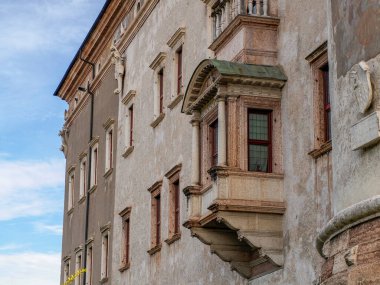 Buonconsiglio Kalesi Trento Ortaçağ şehir detayı