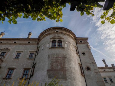 Buonconsiglio Kalesi Trento Ortaçağ şehir detayı